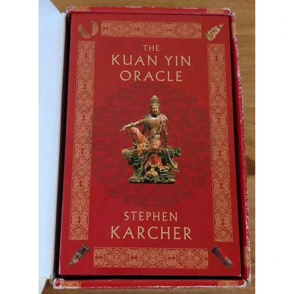 Kuan Yin Oracle Complete Set Stephen Karcher Fortune Sticks Book Box - Picture 5 of 6